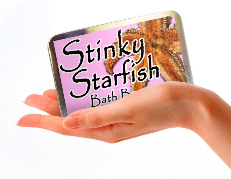 Gears Out Stinky Starfish Bath Bar - Funny Starfish Design - Novelty Bath Soap for Women - Pink Soap - Handcrafted - Made in the USA - Image 4